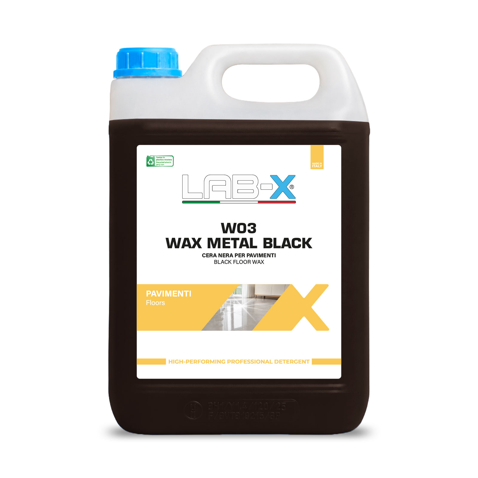 W03 Wax Metal Black – Cera metallizzata per pavimenti scuri